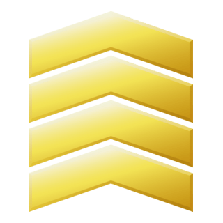 Halo 3 Medals - Gunnery Sergeant Grade 1 Logo PNG Vector