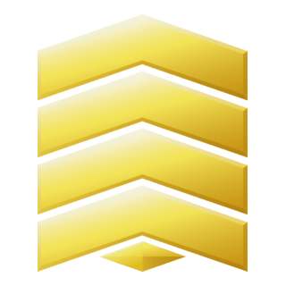 Halo 3 Medals - Gunnery Sergeant Grade 2 Logo PNG Vector