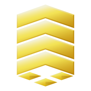 Halo 3 Medals - Gunnery Sergeant Grade 4 Logo PNG Vector