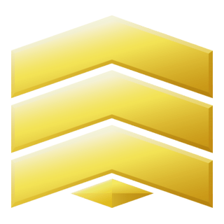 Halo 3 Medals - Sergeant Grade 2 Logo PNG Vector