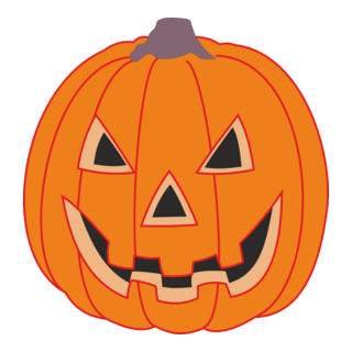 Haloween Pumpkin Logo PNG Vector