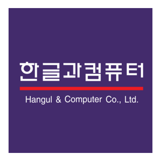 Hangul & Computer Logo PNG Vector