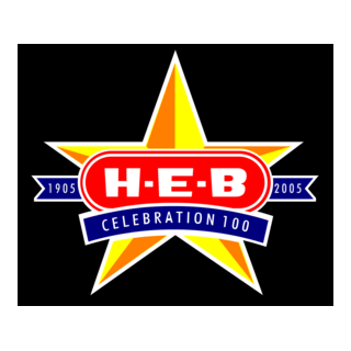 HEB 100 Year Logo PNG Vector