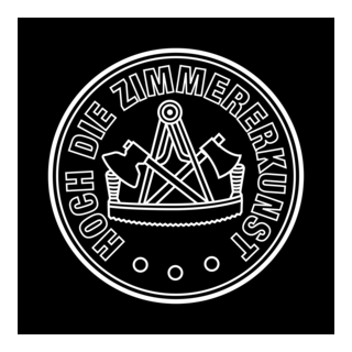 Hoch Die Zimmererkunst White Logo PNG Vector