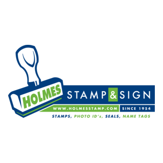 Holmes Stamp & Sign Logo PNG Vector
