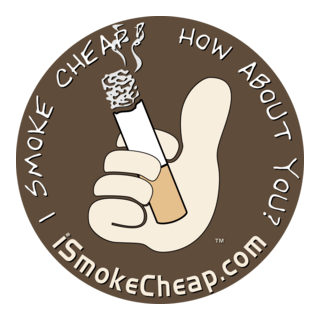 I Smoke Cheap Logo PNG Vector