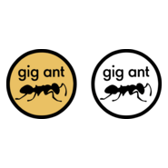 Gig Ant Promotion Logo PNG Vector
