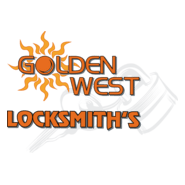 Golden west locksmiths Logo PNG Vector