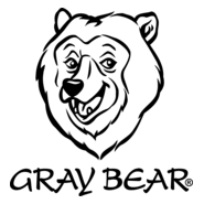 Gray Bear Logo PNG Vector