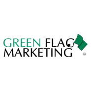 Green Flag Marketing Logo PNG Vector