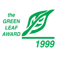 Green Leaf Award Logo PNG Vector