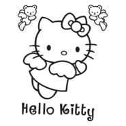 Hello Kitty Logo PNG Vector