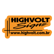 HighVolt Signs Logo PNG Vector