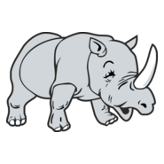 Horny Rhino, Rosarito Logo PNG Vector