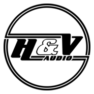 H&V Audio Logo PNG Vector