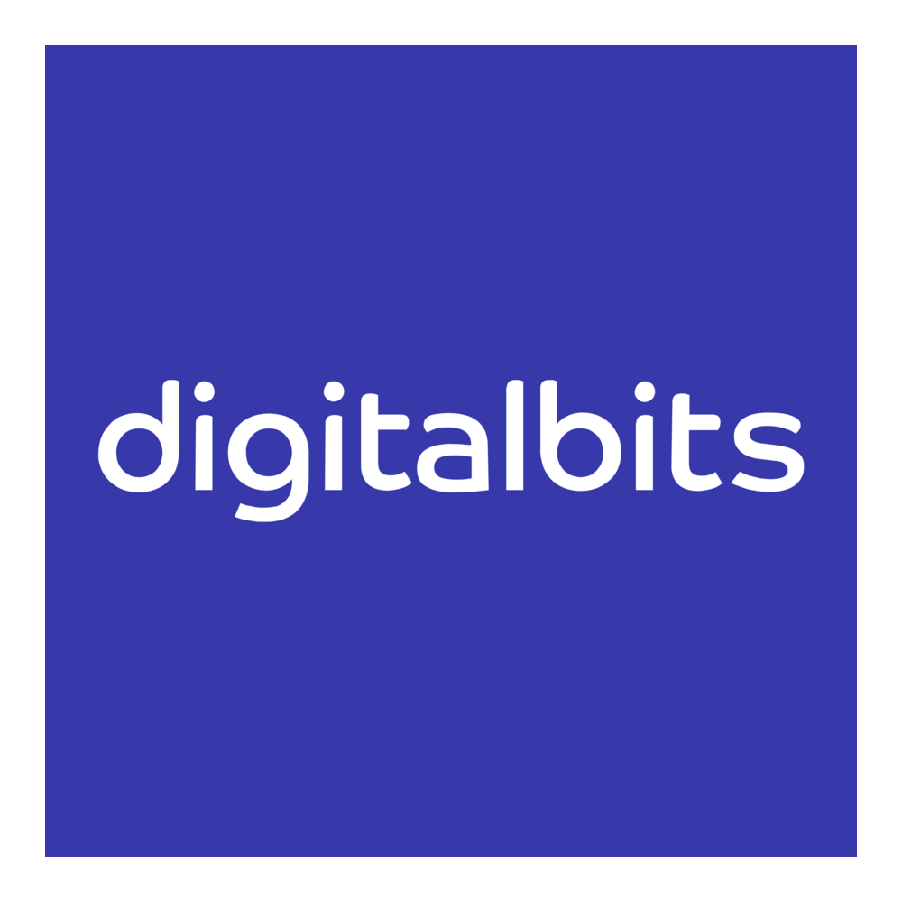 DigitalBits (XDB) Text Logo PNG Vector