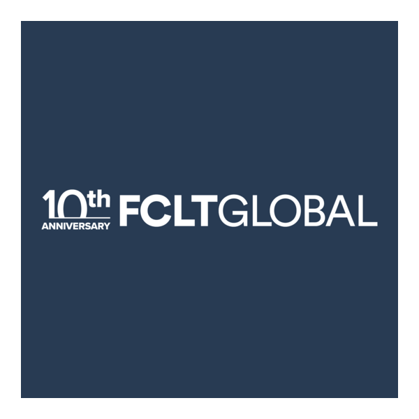 FCLTGlobal 10 Years Logo PNG Vector