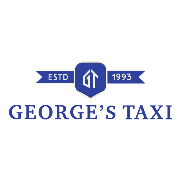 George's Taxi Logo PNG Vector