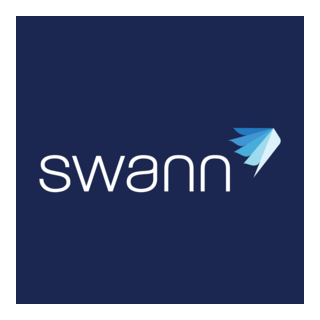 Swann Security White Logo PNG Vector