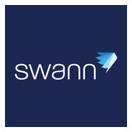 Swann Security White Logo PNG Vector