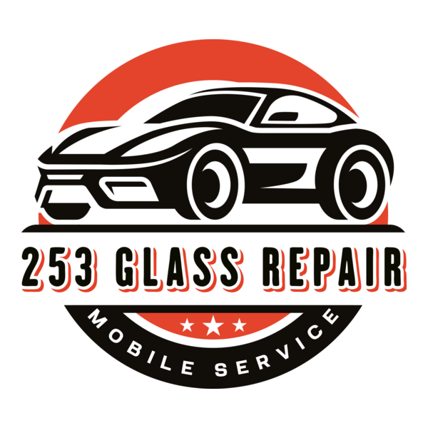 253 Glass Repair Logo PNG Vector