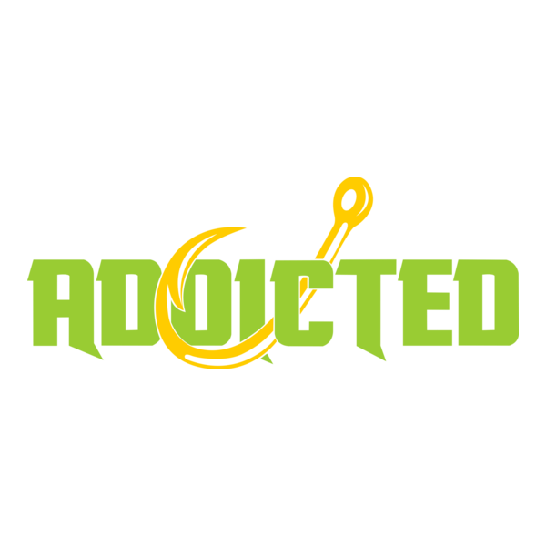 Addicted Fishing Logo PNG Vector