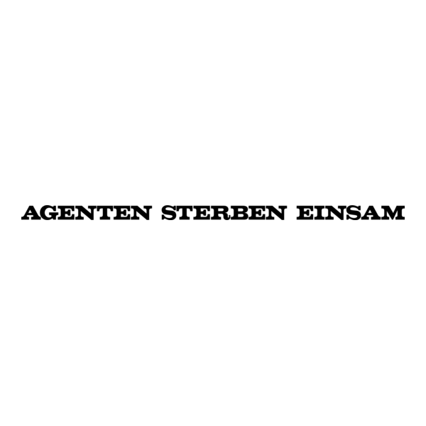 Agenten sterben einsam Logo PNG Vector