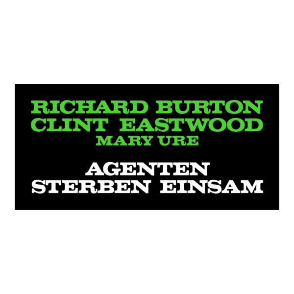 Agenten sterben einsam Logo PNG Vector