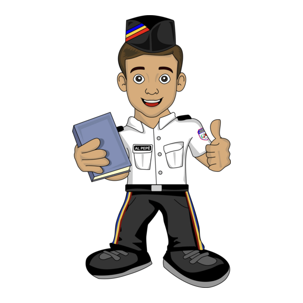 Aluno Pepê – Mascote do Colégio Tiradentes da PMMG Logo PNG Vector