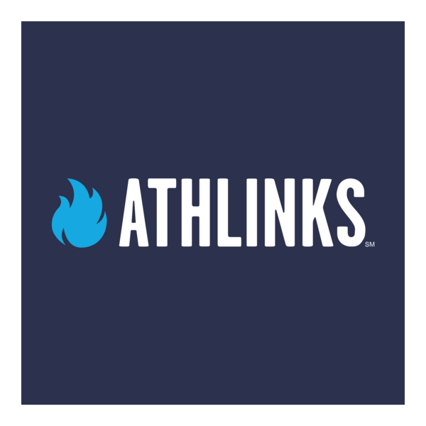 Athlinks White Logo PNG Vector