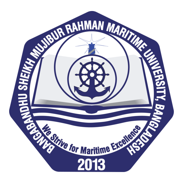 BANGABANDHU SHEIKH MUJIBUR RA. MARITIME UNI. Logo PNG Vector