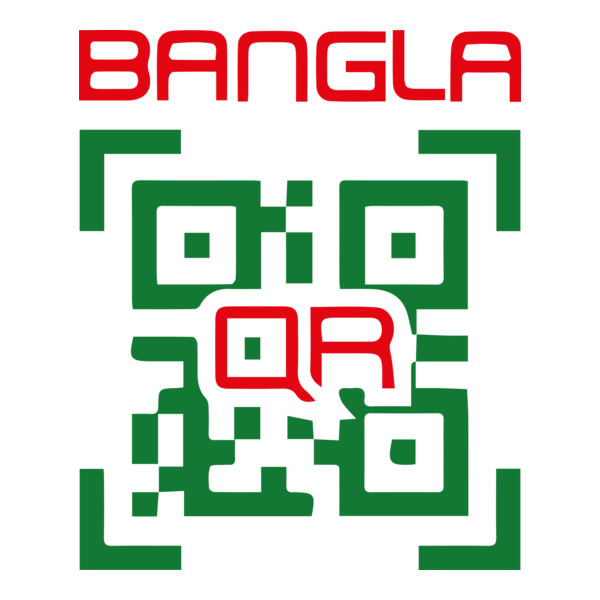 Bangla QR Logo PNG Vector