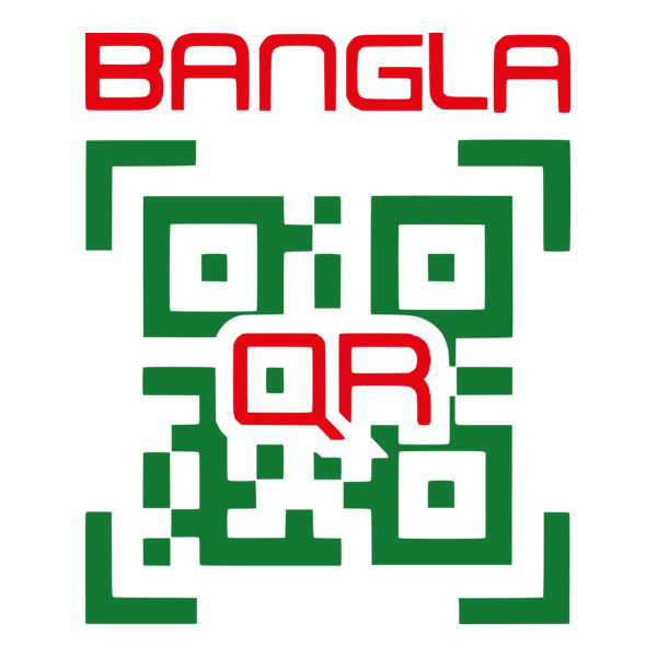Bangla QR Logo PNG Vector