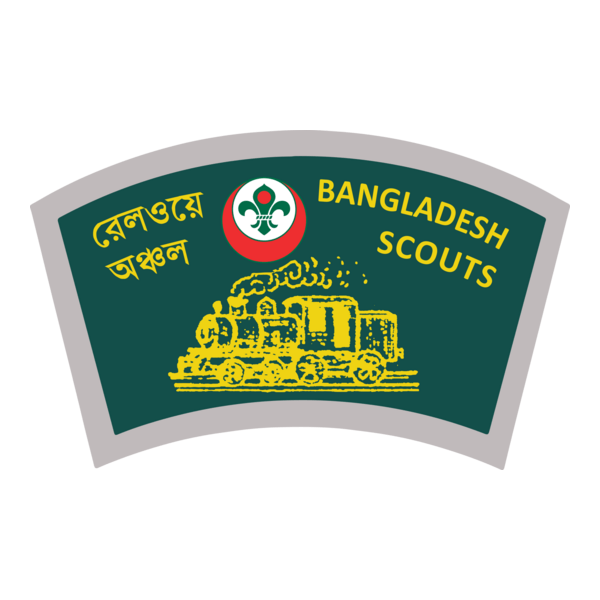 Bangladesh Scouts Railway region Logo PNG Vector