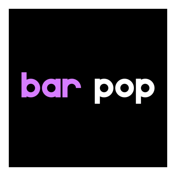 Bar Pop Drinks Logo PNG Vector