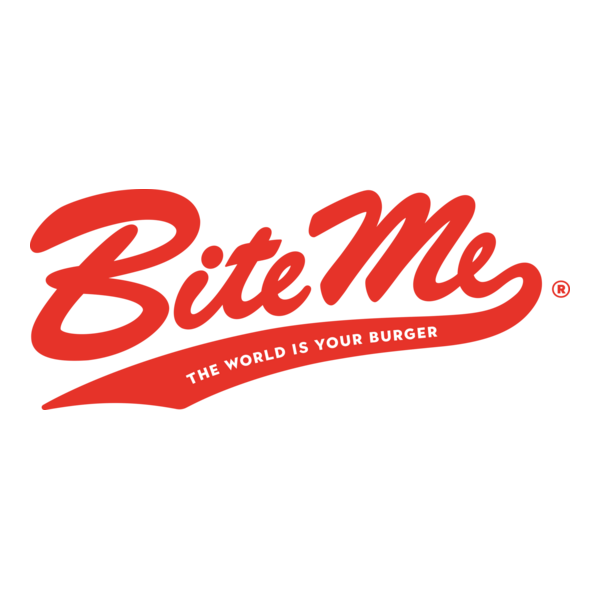 Bite Me Burger Logo PNG Vector