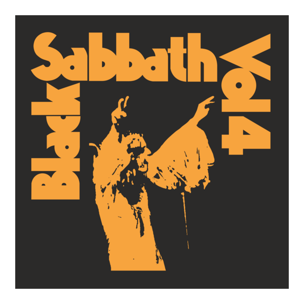 Black Sabbath Vol4 Logo PNG Vector