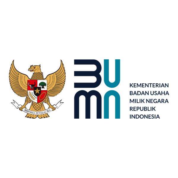 BUMN Kementerian Badan Usaha Milik Negara Republik Logo PNG Vector