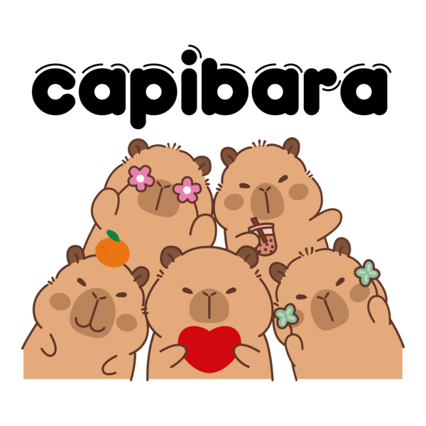 Capibara Logo PNG Vector