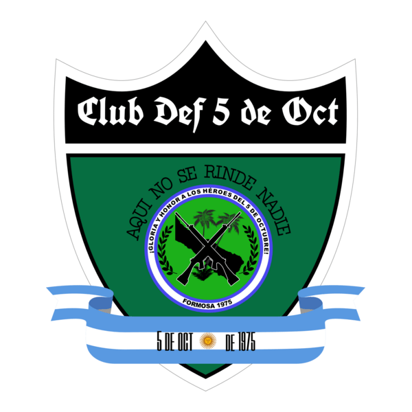 Club Defensores del 5 de Octubre de Formosa Logo PNG Vector