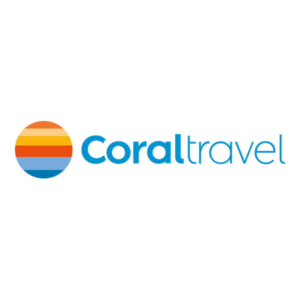 Coral Travel Logo PNG Vector