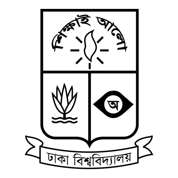 Dhaka University Outline Logo PNG Vector