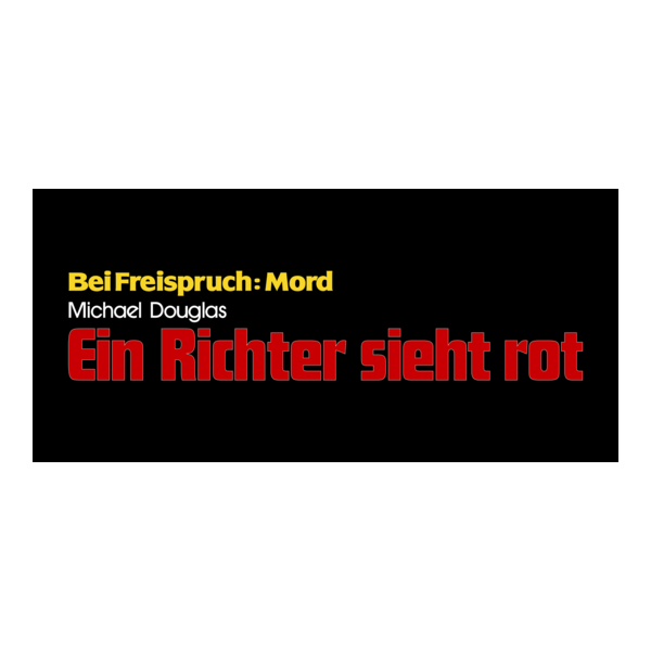 Ein Richter sieht rot Logo PNG Vector