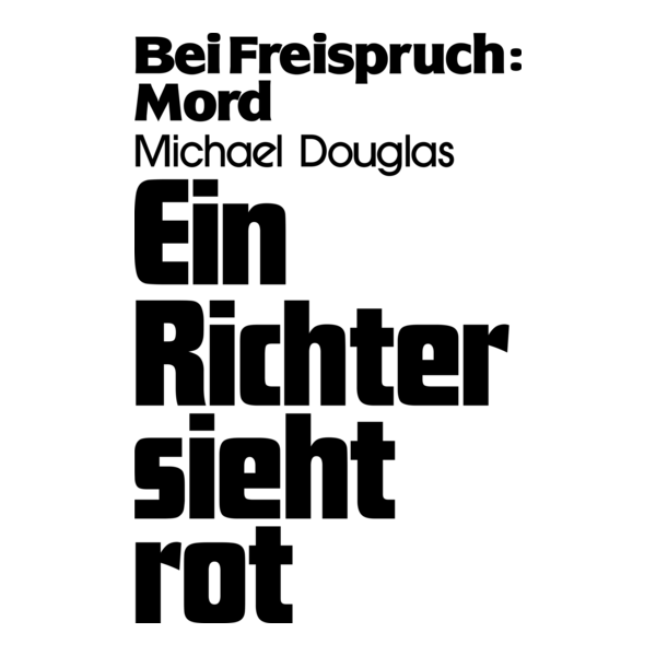 Ein Richter sieht rot Logo PNG Vector