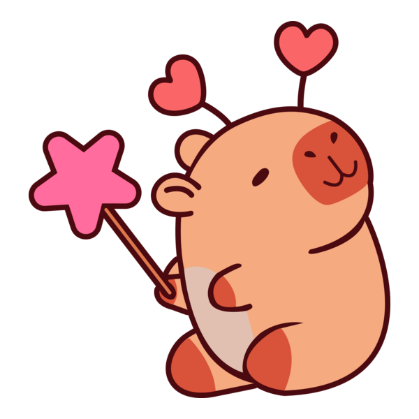 Fairy Capybara Oddparent Logo PNG Vector