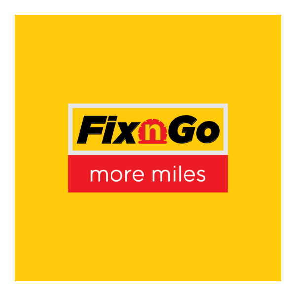 Fix n Go Car Tyre Repair Uganda Logo PNG Vector