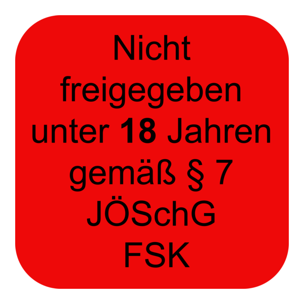 FSK 18 Jahre Logo PNG Vector
