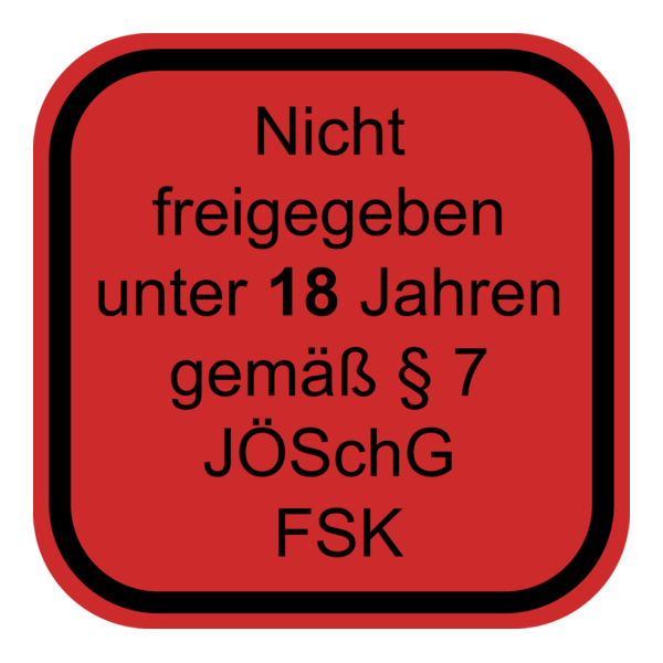 FSK 18 Jahre Logo PNG Vector