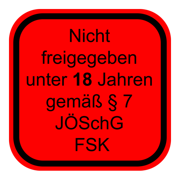 FSK 18 Jahre Logo PNG Vector