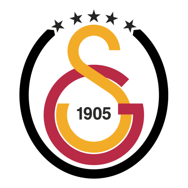 Galatasaray 5 Yıldız Concept Logo PNG Vector